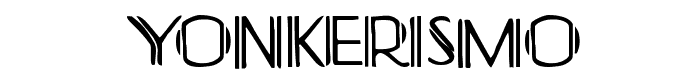 Yonkerismo font