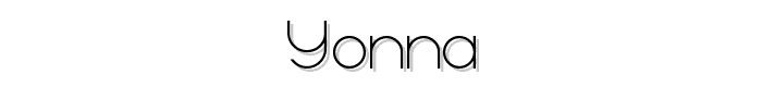 Yonna font