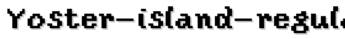 Yoster Island Regular font