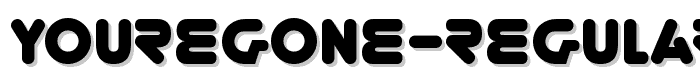 YoureGone-Regular font
