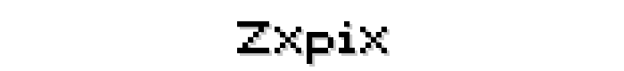 ZXpix font