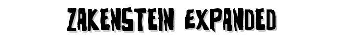 Zakenstein%20Expanded font