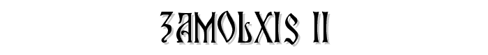 Zamolxis%20II font