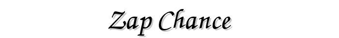 Zap-Chance font