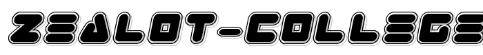Preview of Zealot%20College%20Italic font