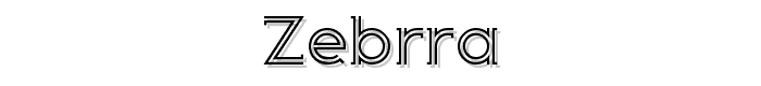 Zebrra font