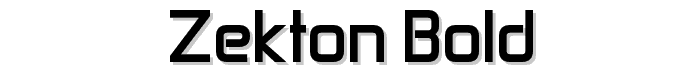 Zekton%20Bold font