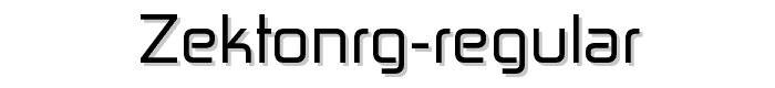 ZektonRg%20Regular font