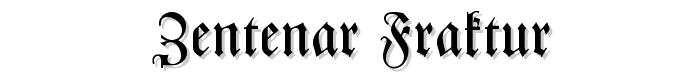 Zentenar%20Fraktur font