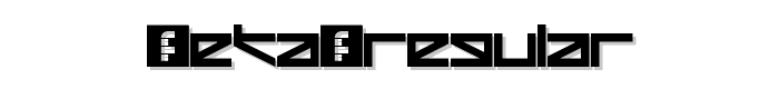 Zeta Regular font