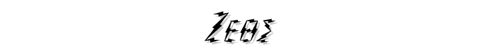 Zeus font