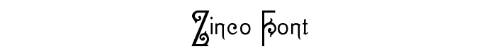 Zinco font