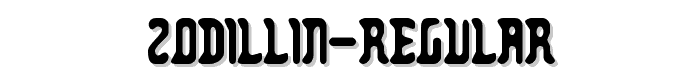 Zodillin Regular font