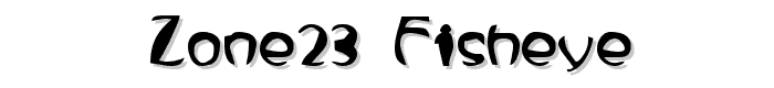 Zone23_FishEye font