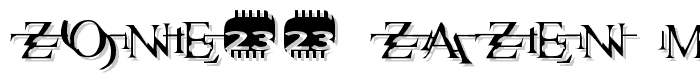 Zone23_zazen%20matrix font