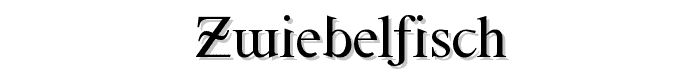 Zwiebelfisch font