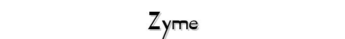 Zyme font