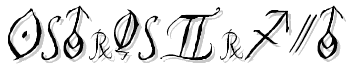 AstroScript font