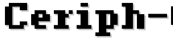 ceriph-07-65 font