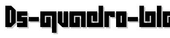 DS-Quadro-Black font