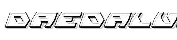 Daedalus-Shadow-Italic font