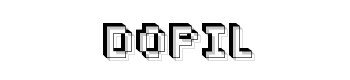Dopil font