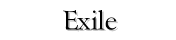 Exile font