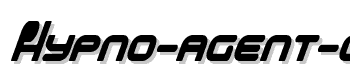 HYPNO-Agent-Condensed-Italic font