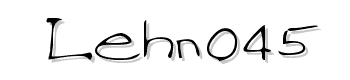 LEHN045 font