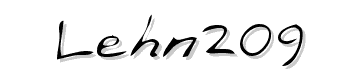 LEHN209 font