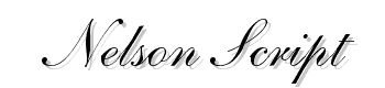 Nelson-Script font