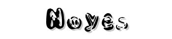 Noyes font Noyes font