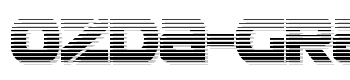Ozda-Gradient-Regular font
