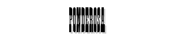 Ponderosa font Ponderosa font