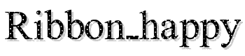 Ribbon-Happy font