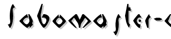 Sabomaster-Uh font