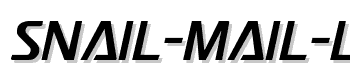 Snail-Mail-LDO Schriftart