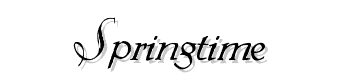 Springtime font