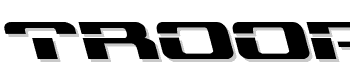 Troopers-Expanded-Leftalic font